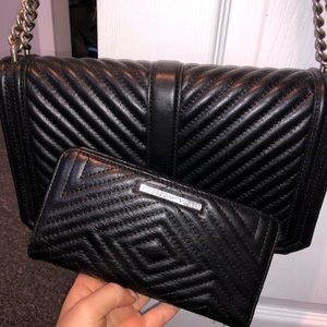 Rebecca Minkoff crossbody bag with matching wallet